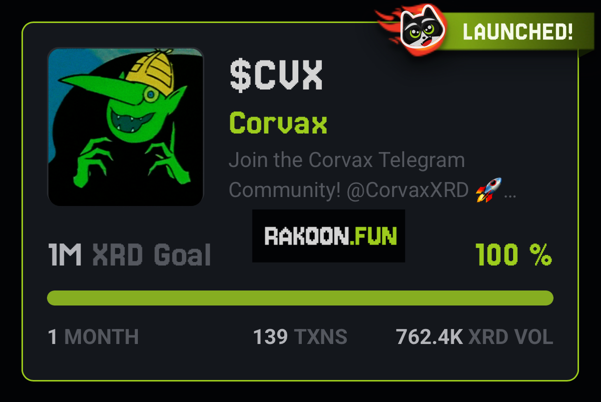 Corvax Memory